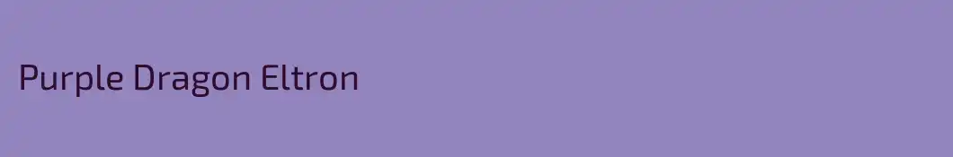 Purple Dragon Eltron